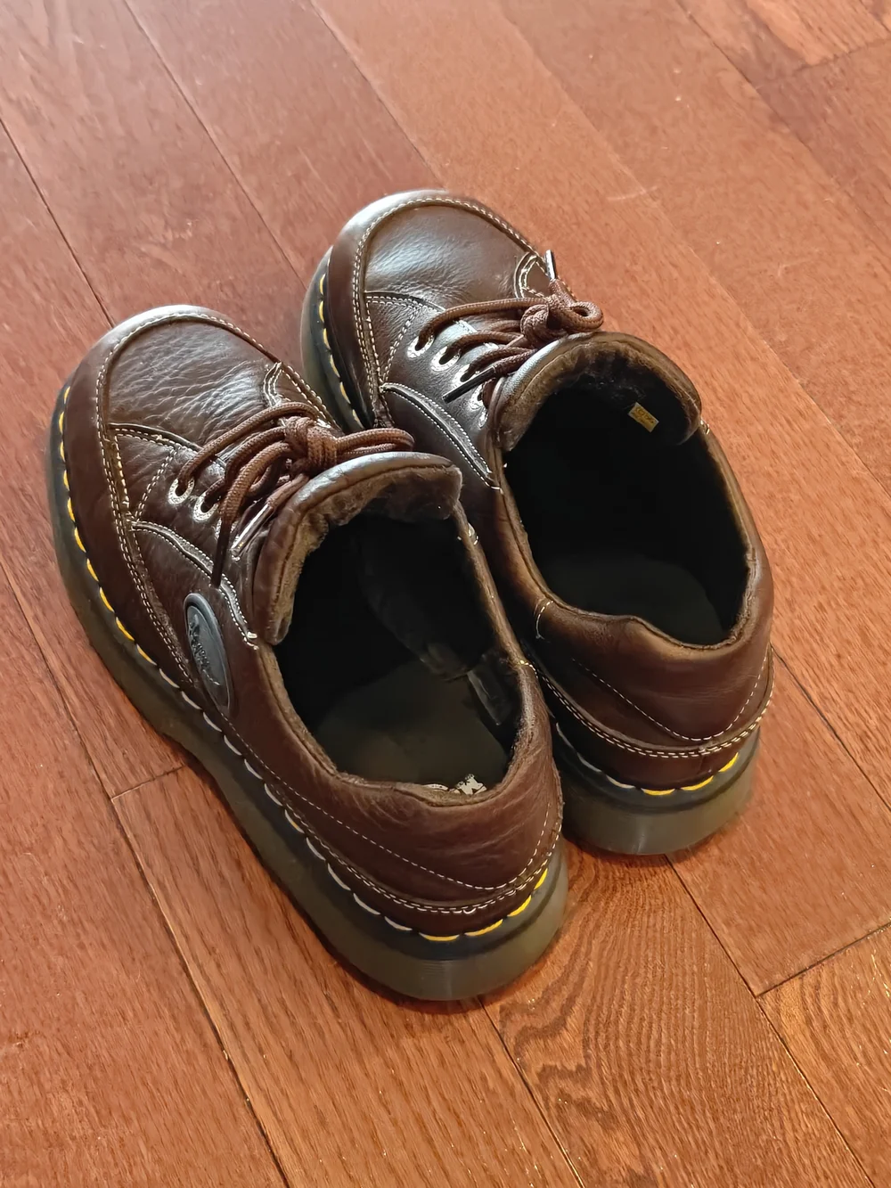 Dr. Martens Buzz 51 Chunky Platform Shoes Dark Brown Leather Women’s US 8 - Picture 6 of 9